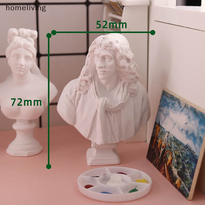 Đồ trang trí Tượng Gypsum Tỉ Lệ 1: 12 Dùng Để Trang Trí Nhà Búp Bê