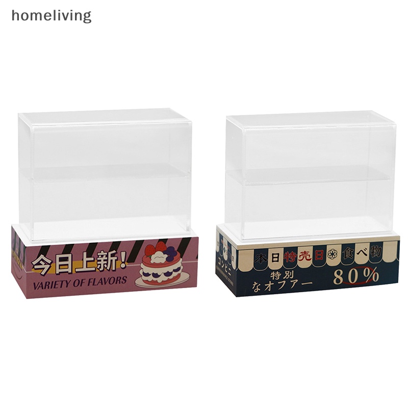 1 Mô Hình Tủ Trưng Bày Bánh Tráng Miệng Tỉ Lệ 1: 12 Trang Trí Nhà Búp Bê