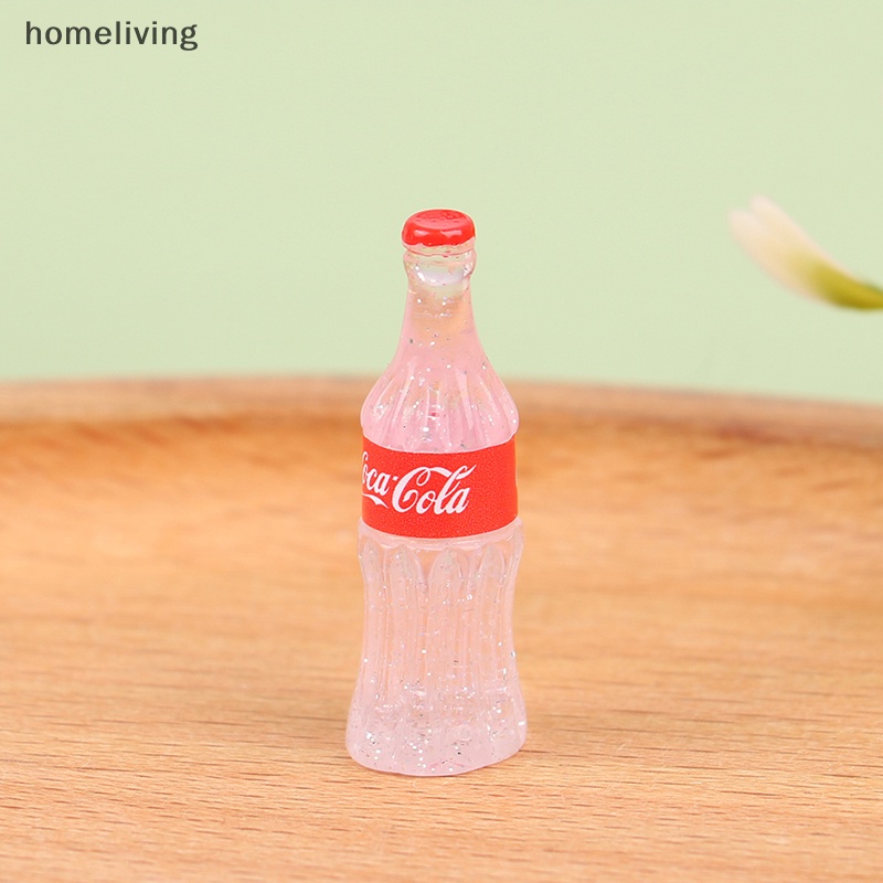 Bộ 5 Chai Nước Ngọt Trong Suốt Tỉ Lệ 1: 12 Dùng Trang Trí Nhà Búp Bê