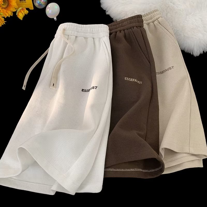 Quần Short Thể Thao Mỏng Dáng Rộng Phong Cách Đường Phố Mỹ Thời Trang Mùa Hè Cho Nam