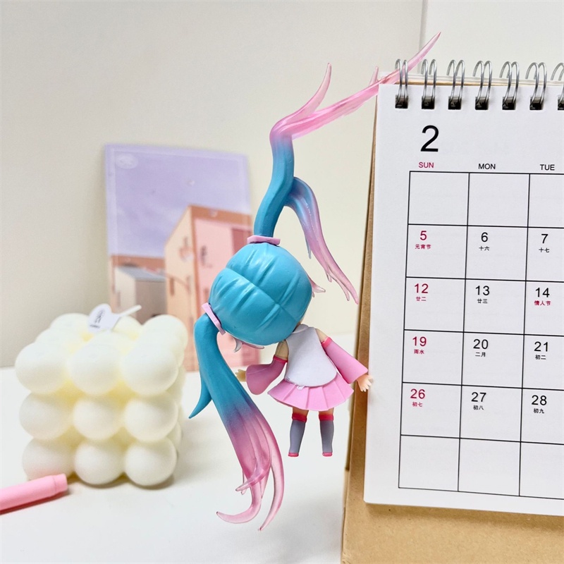 Mô Hình Búp Bê Hatsune Miku 11cm Dễ Thương Dùng Trang Trí Túi Xách