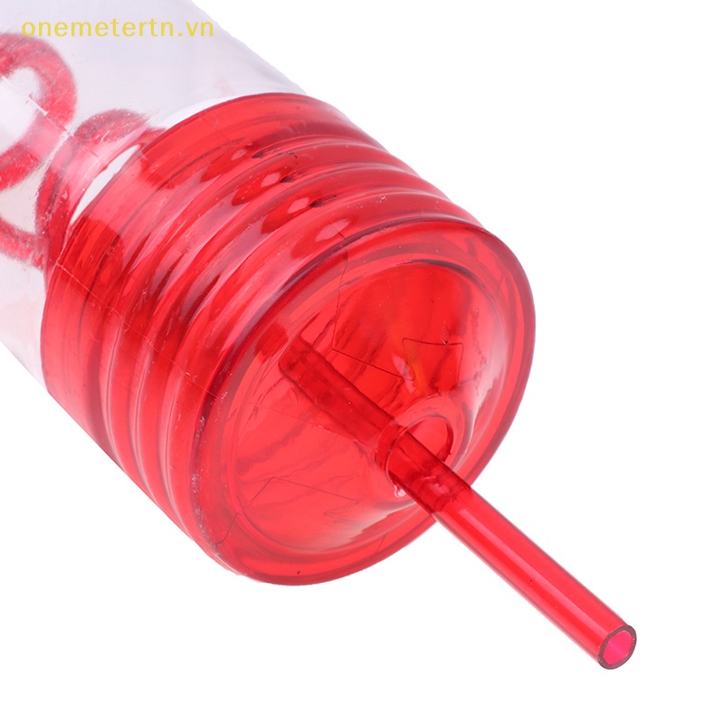 1 Ống Hút Nhựa Hình Bóng Đèn Sáng Tạo