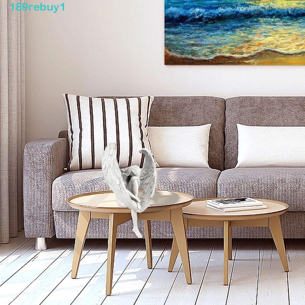 Rebuy1 Tượng Thiên Thần Cầu Nguyện Không Mùi Bằng Nhựa Resin Thủ Công Tinh Tế Chất Lượng Cao Trang Trí Sân Vườn