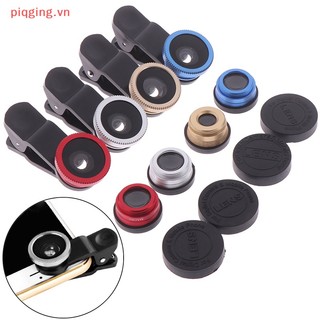1 bộ ống kính fisheye góc rộng 3 trong 1 thông dụng cho điện thoại