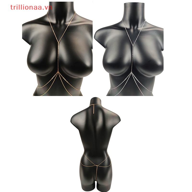 Chuỗi Dây Đeo Cơ Thể Trang Trí Bikini Quyến Rũ Cho Nữ