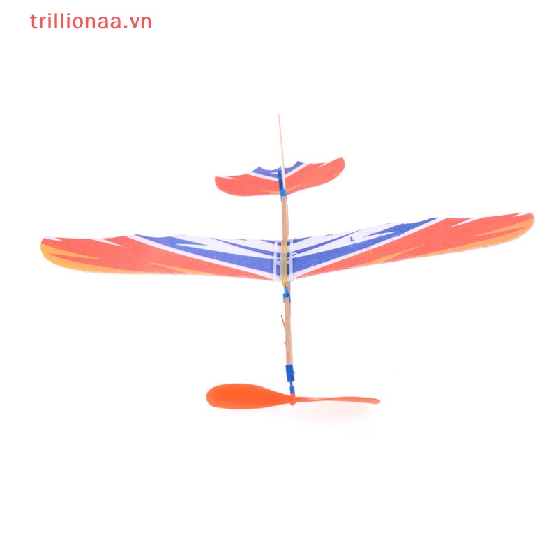 Bộ Mô Hình Máy Bay Trillionaa Bằng Cao Su Đàn Hồi DIY