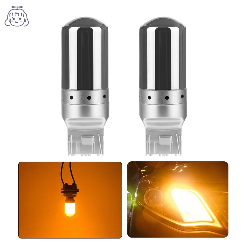 Bóng Đèn LED Tín Hiệu Xi Nhan T20 7440 W21W 3014 144smd 12V 24V YK