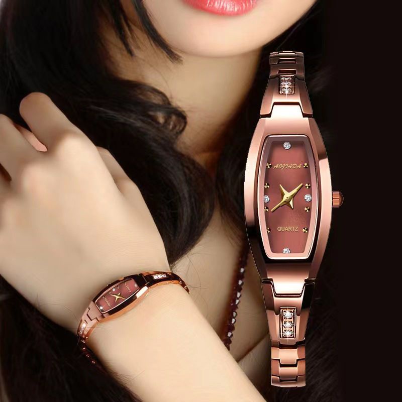 Đồng Hồ Cơ Tự Động Mặt Oval Chống Thấm Nước Thời Trang Cho Nữ
