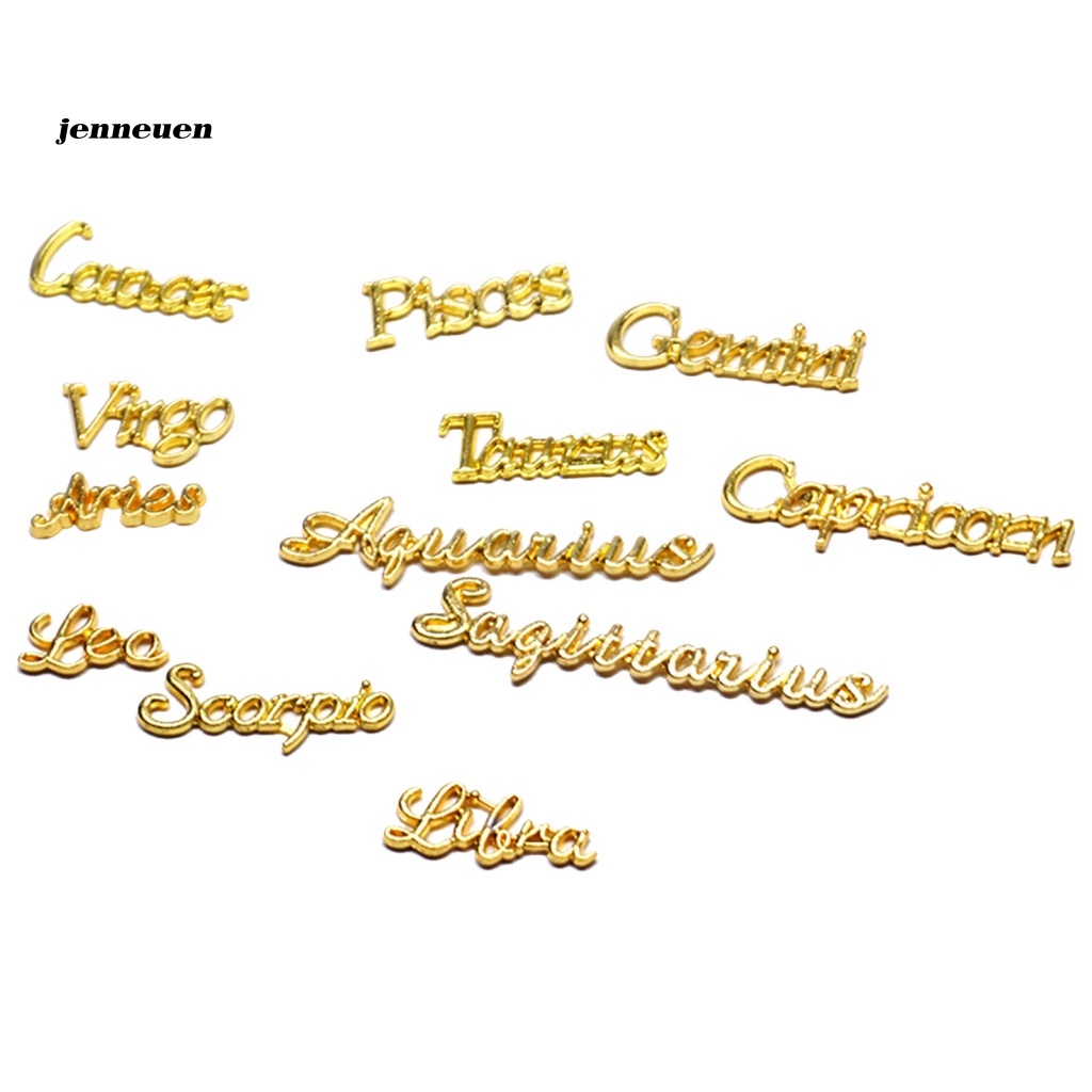 Set 12 Phụ Kiện Trang Trí Móng Tay Nghệ Thuật Hình Chòm Sao Lấp Lánh Cho Nữ