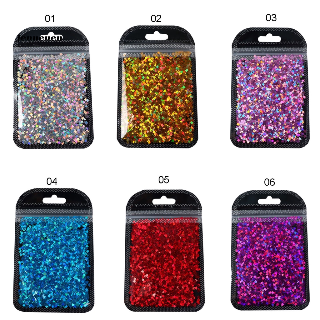 Hạt Kim Sa Lấp Lánh Nhiều Màu Sắc Trang Trí Móng Tay Nghệ Thuật