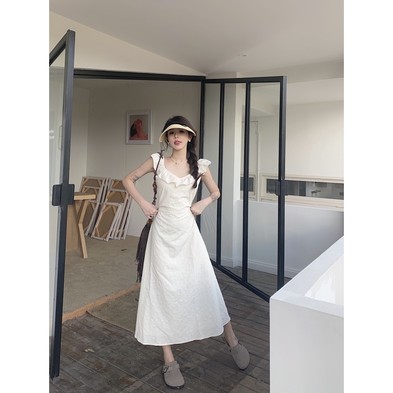 Đầm Hai Dây Dáng Dài Thời Trang Quyến Rũ Cho Nữ