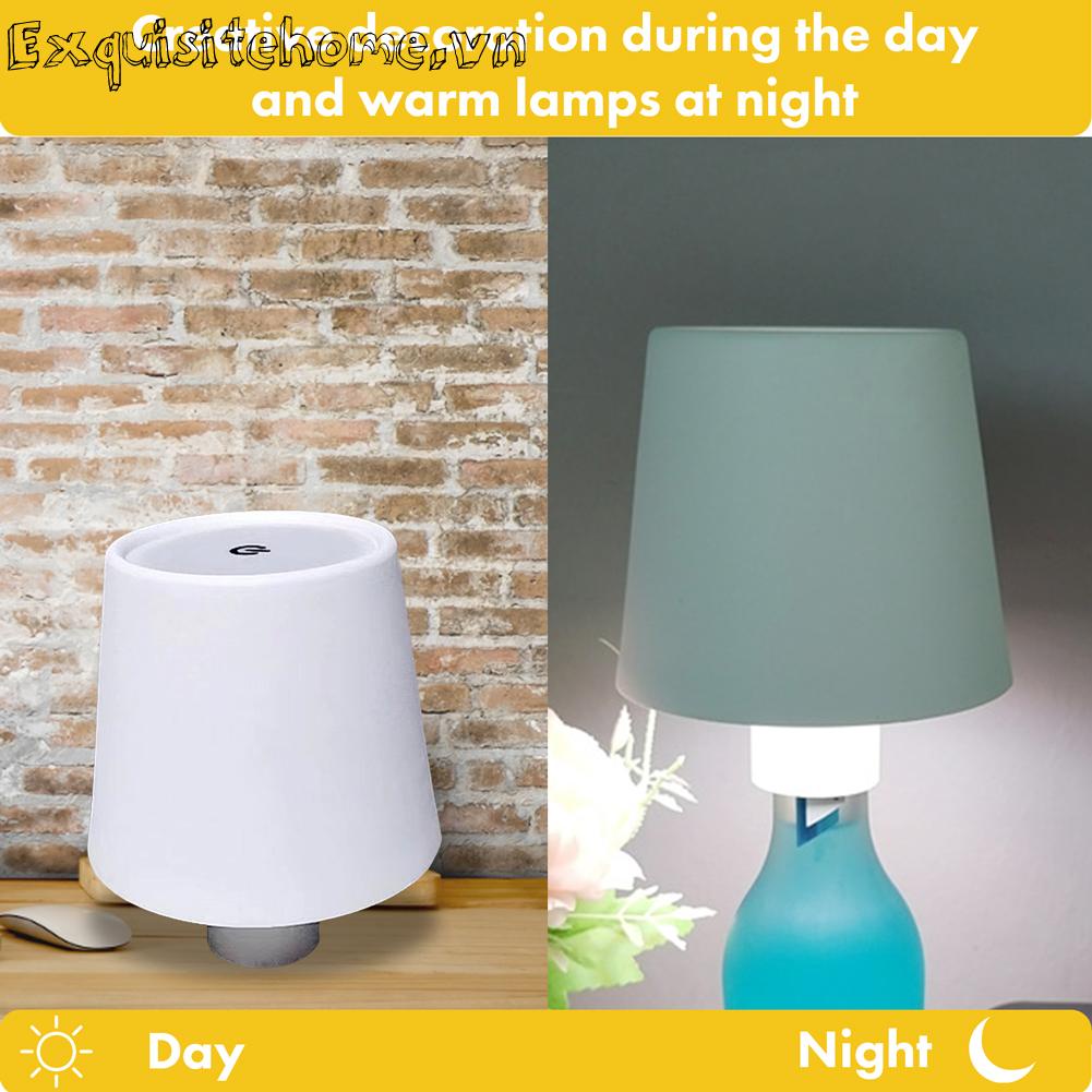 Đèn LED Để Bàn 3 Màu 4000mAh Hình Chai Rượu Vang Độc Đáo