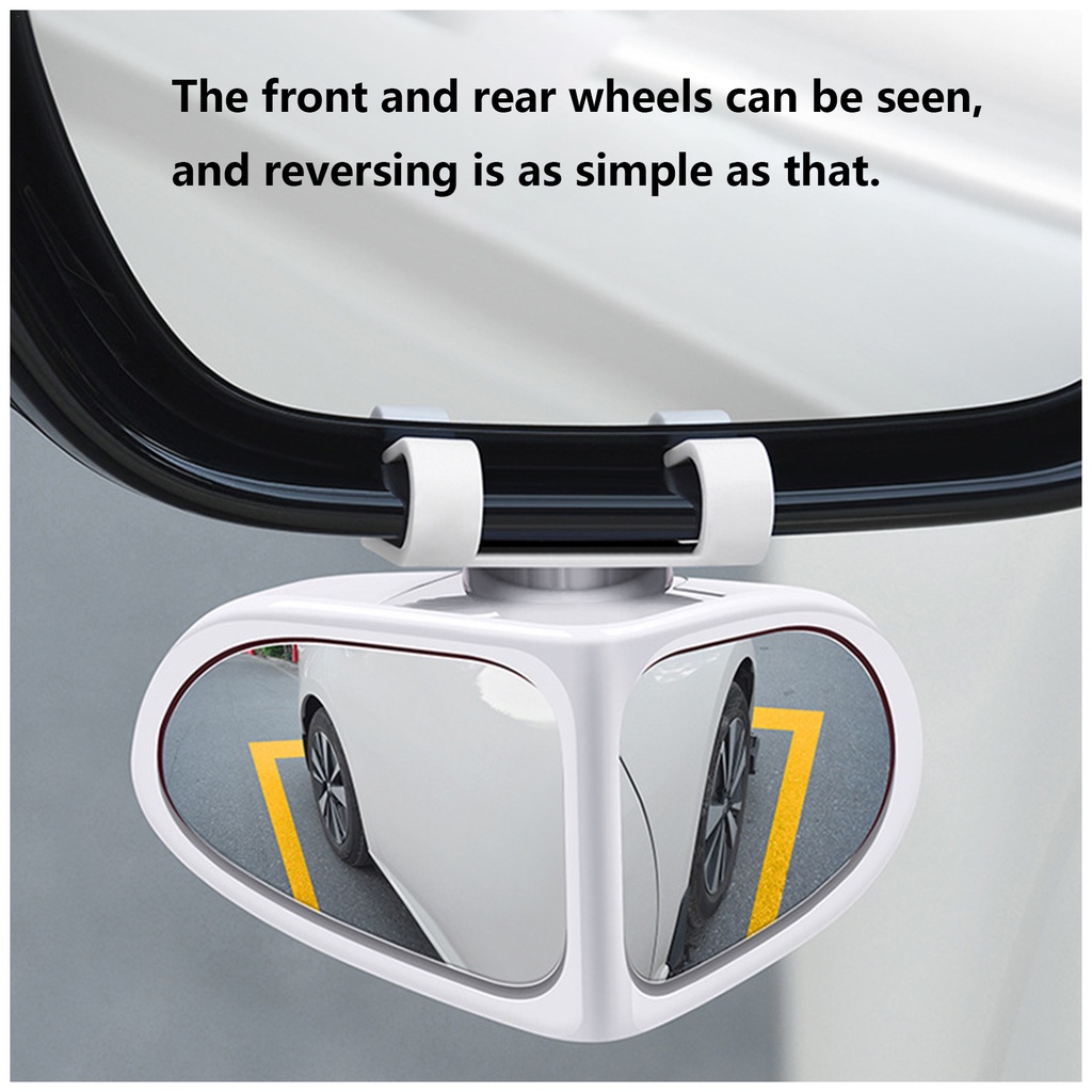 Gương Chiếu Hậu Hai Mặt HD Xoay 360 Độ Chống Điểm Mù Cho Xe Hơi