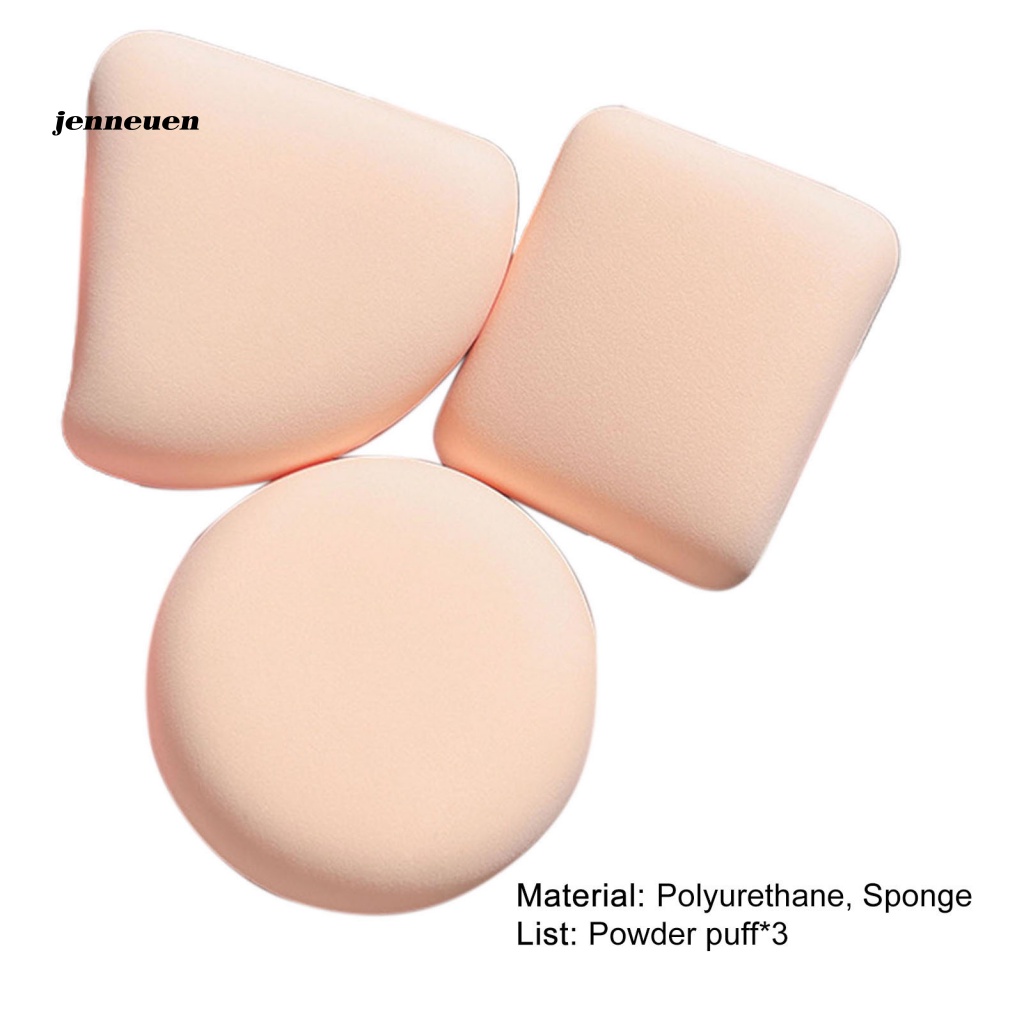 Set 3 Bông Mút Trang Điểm Mềm Mại Tiện Dụng