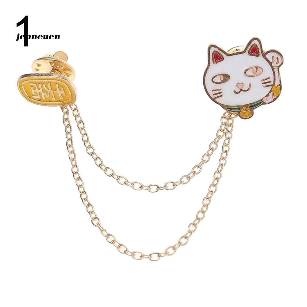 Trâm Cài Áo Hình Mèo / Hành Tinh / Thỏ / Trứng Hoạt Hình Dễ Thương