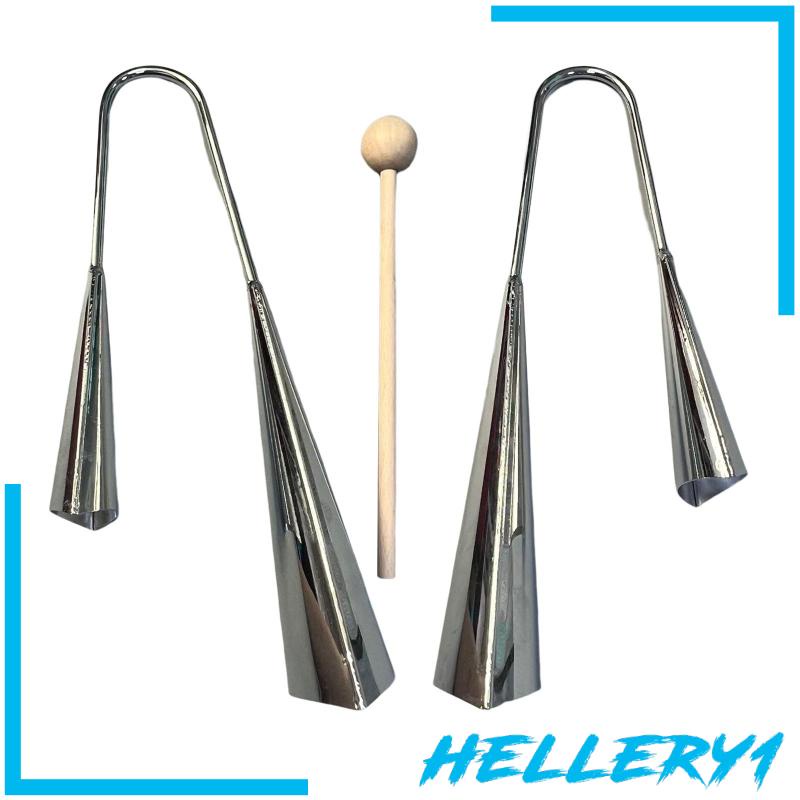Đồ Chơi Nhạc Cụ Agogo Bell Cowbell Cầm Tay Dành Cho Trẻ Em