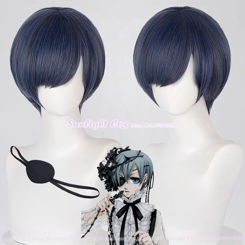 Tóc Giả Ngắn Cosplay Nhân Vật Black Butler Ciel Phantomhive
