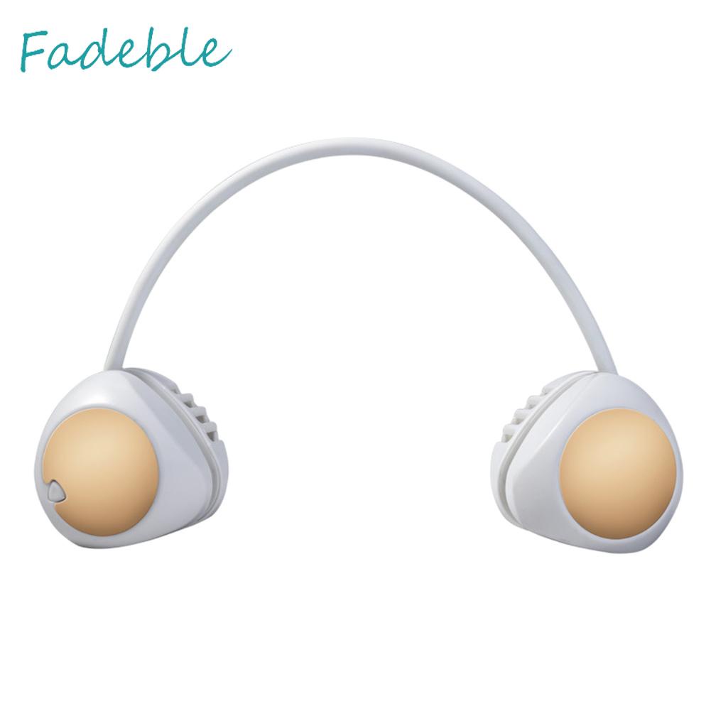 Quạt Làm Mát 800mAh Đeo Cổ Yên Tĩnh Có Thể Gập Lại Cho Nhà Ở / Văn