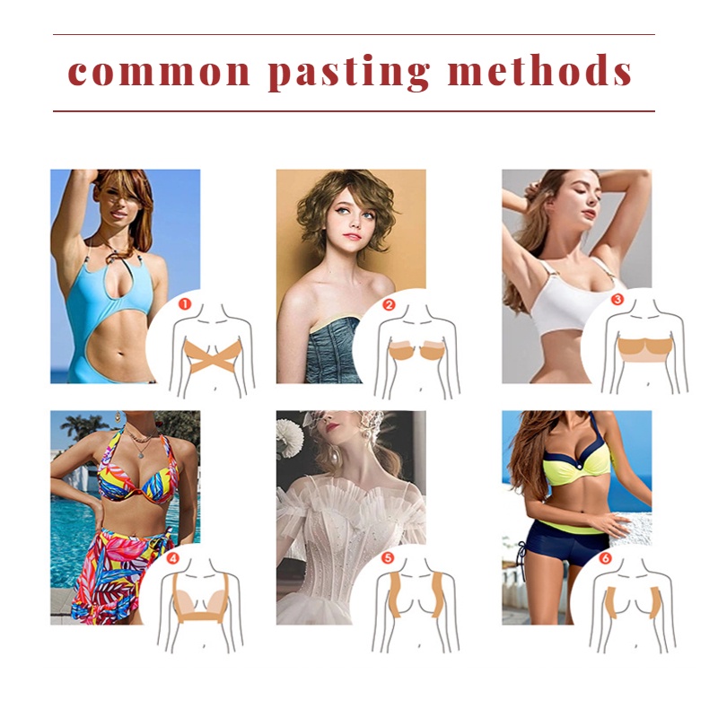 Miếng Dán Nâng Ngực Không Dây Vô Hình Diy Cho Nữ