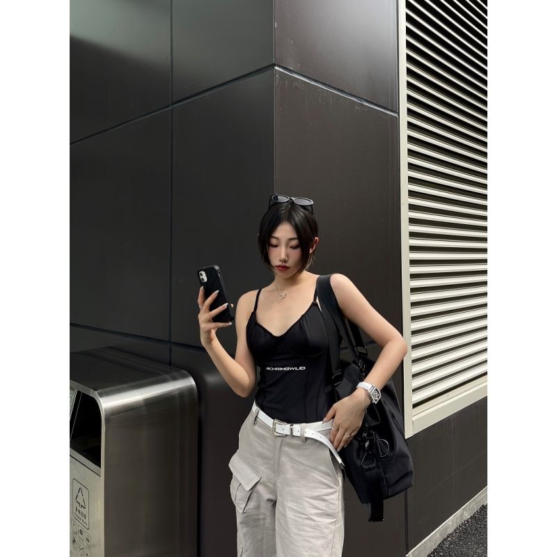 Đồ Bơi Một Mảnh Thiết Kế Xẻ Tà Cao Màu Đen Thời Trang Mùa Hè SS22 Cho Nữ