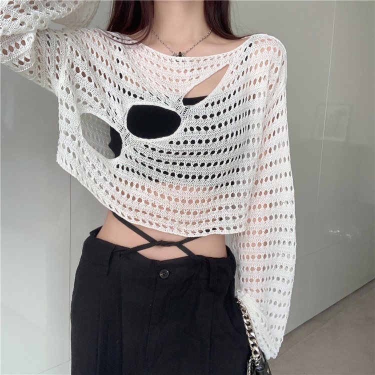 Áo Thun Nữ Dài Tay Cổ Tròn Thời Trang Hàn