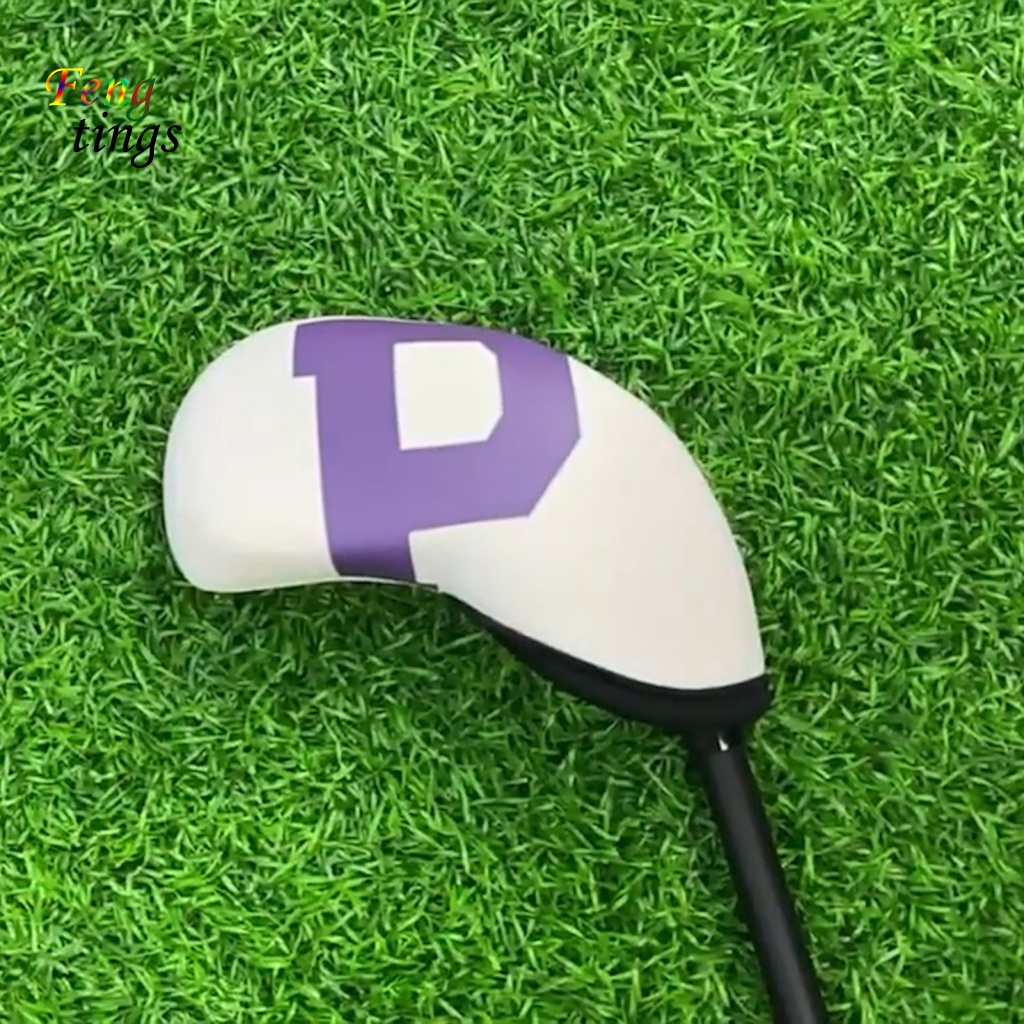 Bộ 10 Vỏ Bọc Đầu Gậy Đánh Golf Bằng Cao Su Tổng Hợp Dày Dặn Chống Trầy Xước / Thấm Nước / Thấm Nước /