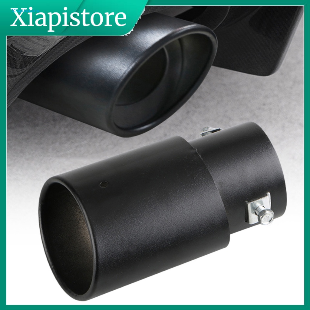 [Xiapistore] Đầu Ống Xả Xe Hơi Bằng Thép Không Gỉ Phủ Lớp Hoàn Thiện Đơn Giản Thông Dụng