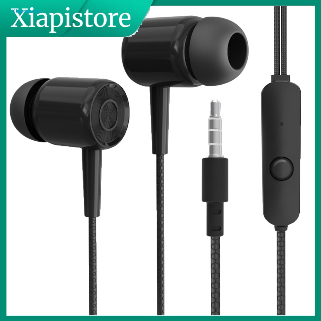 Tai Nghe Nhét Tai Có Dây L5 Jack 35mm Âm Trầm Có Micro Dùng Để Chơi Game Karaoke