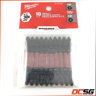 Mũi vít bake 2 đầu Ph2 Milwaukee |DCSG