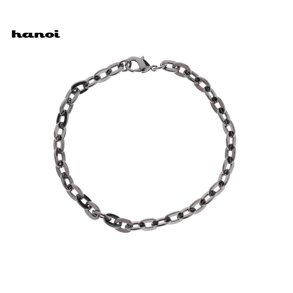 Vòng Tay Dây Xích Thiết Kế Đơn Giản Phong Cách Hip Hop Cho Nam Và Nữ