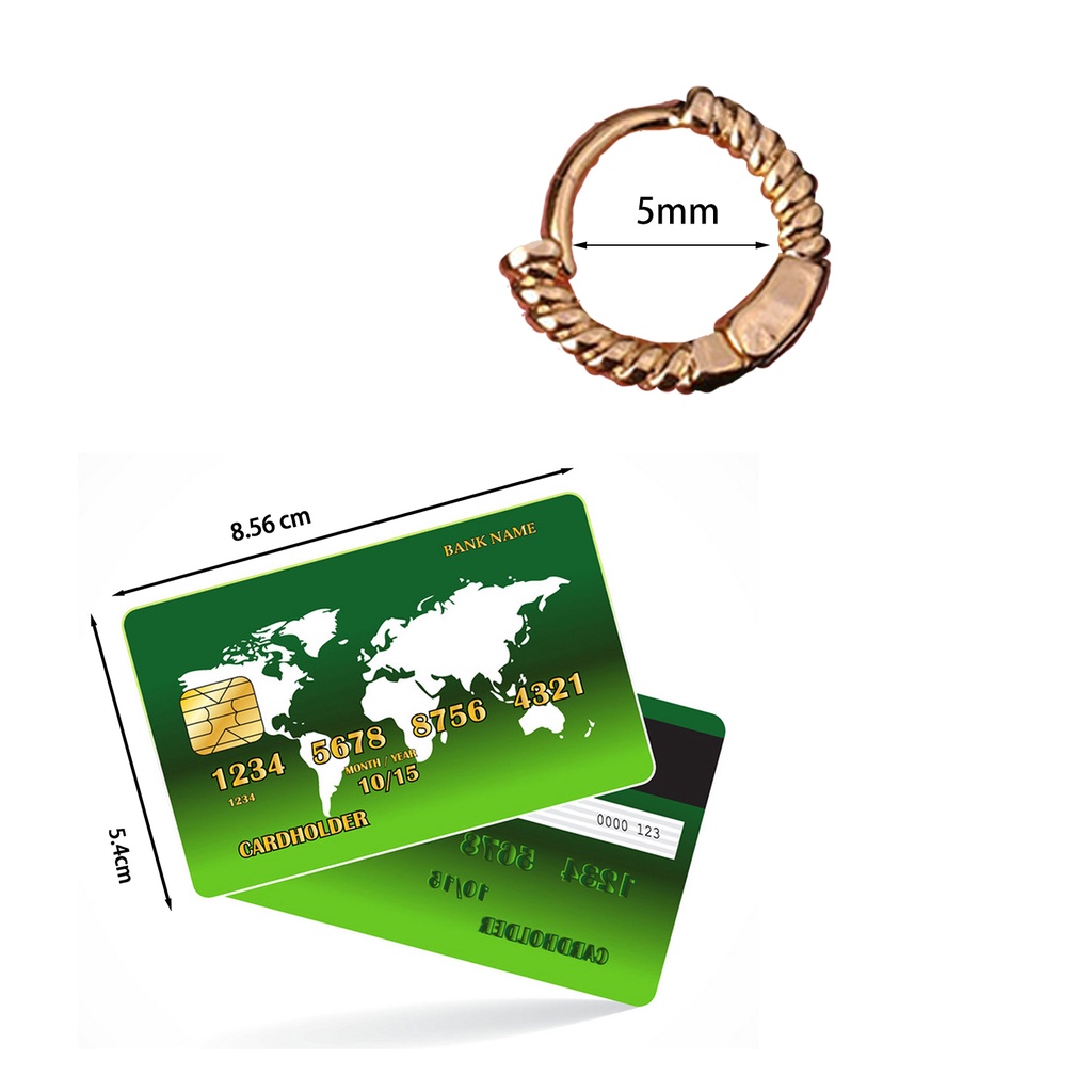 1 Khuyên Tai Đính Đá Zircon Thời Trang Nữ