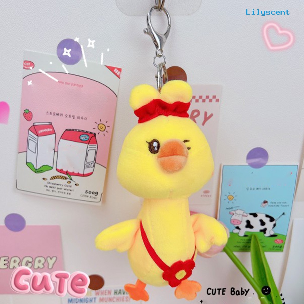 Thú Nhồi Bông Hình Vịt Con Bằng Cotton PP Mềm Mại Dễ Thương