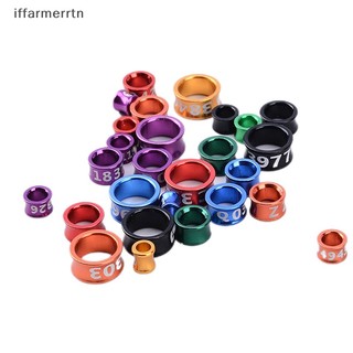 Set 10 vòng đeo chân cho chim vẹt