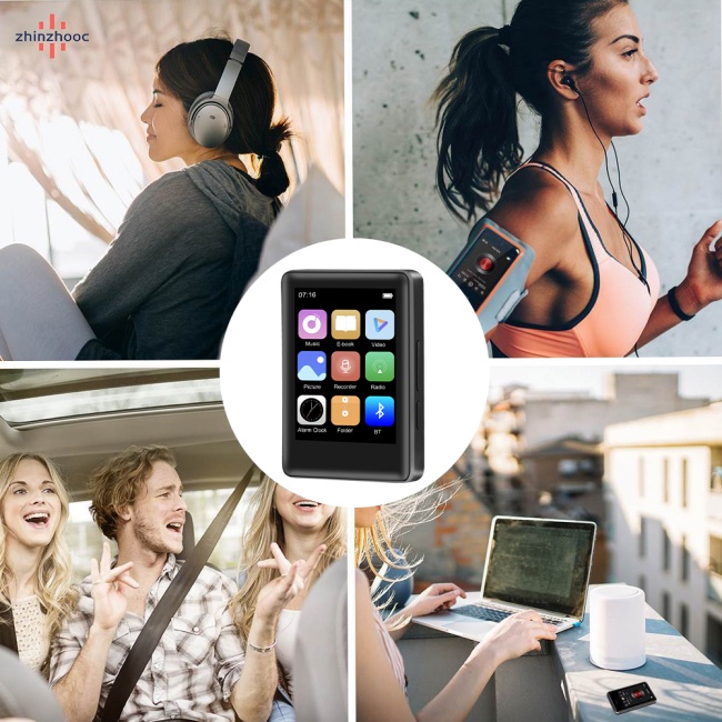 Máy Nghe Nhạc Mp3 Bluetooth 5.0 Màn Hình Cảm Ứng Di Động Thể Thao