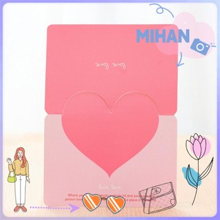 Thiệp chúc mừng sinh nhật hình trái tim lãng mạn