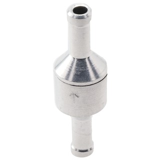 Non-return valve one-way 6/8/10 / 12mm auminium head check valve chrome inline