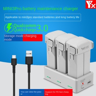 Bộ sạc pin hai chiều 3 ngăn cho drone dji mini 3 mini 3 pro
