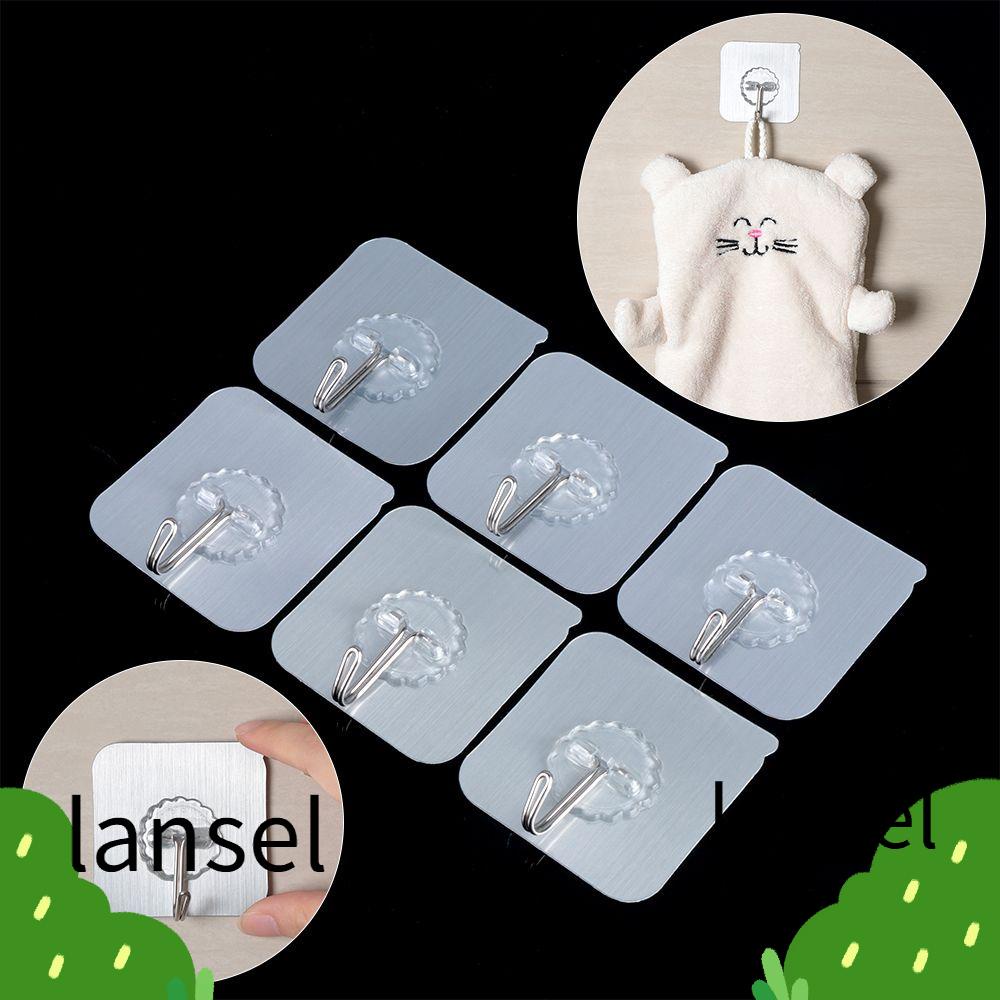 LANSEL Set 1 / 5 / 10 Móc Dán Tường Treo Đồ Tiện Dụng