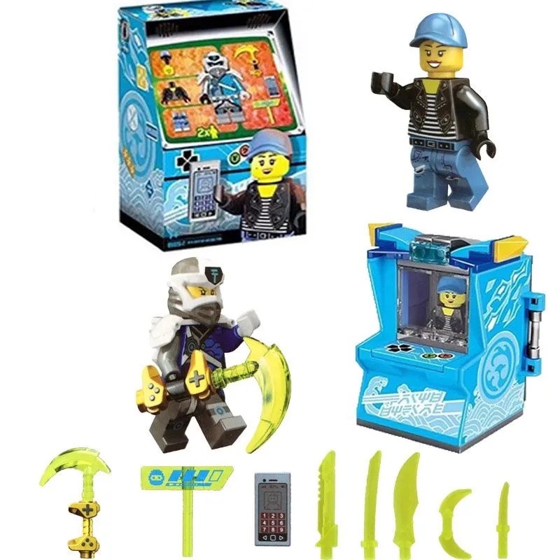 Đồ Chơi Mô Hình Nhân Vật Jay / Kai / Lloyd / Cole / Garadon / MasterWu / Nya / Zane