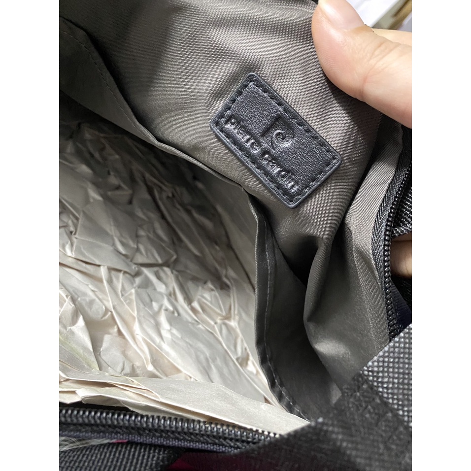 THANH LÝ TÚI PIERRE CARDIN MALAYSIA ĐỰNG HỒ SƠ, LAPTOP VẢI DÙ CHỐNG THẤM