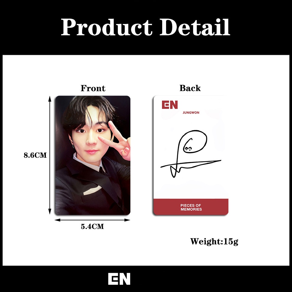 Bộ Sưu Tập Thẻ Hình Nhóm Nhạc Kpop Enhypen EN 2021-2022