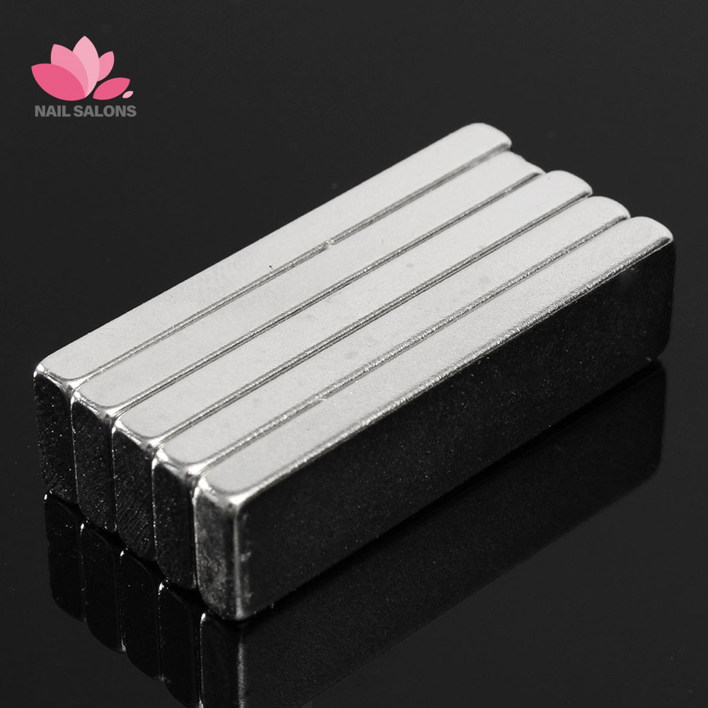Set 5 Nam Châm Chắc Chắn 40x10x4mm N52 Cho Tủ Lạnh