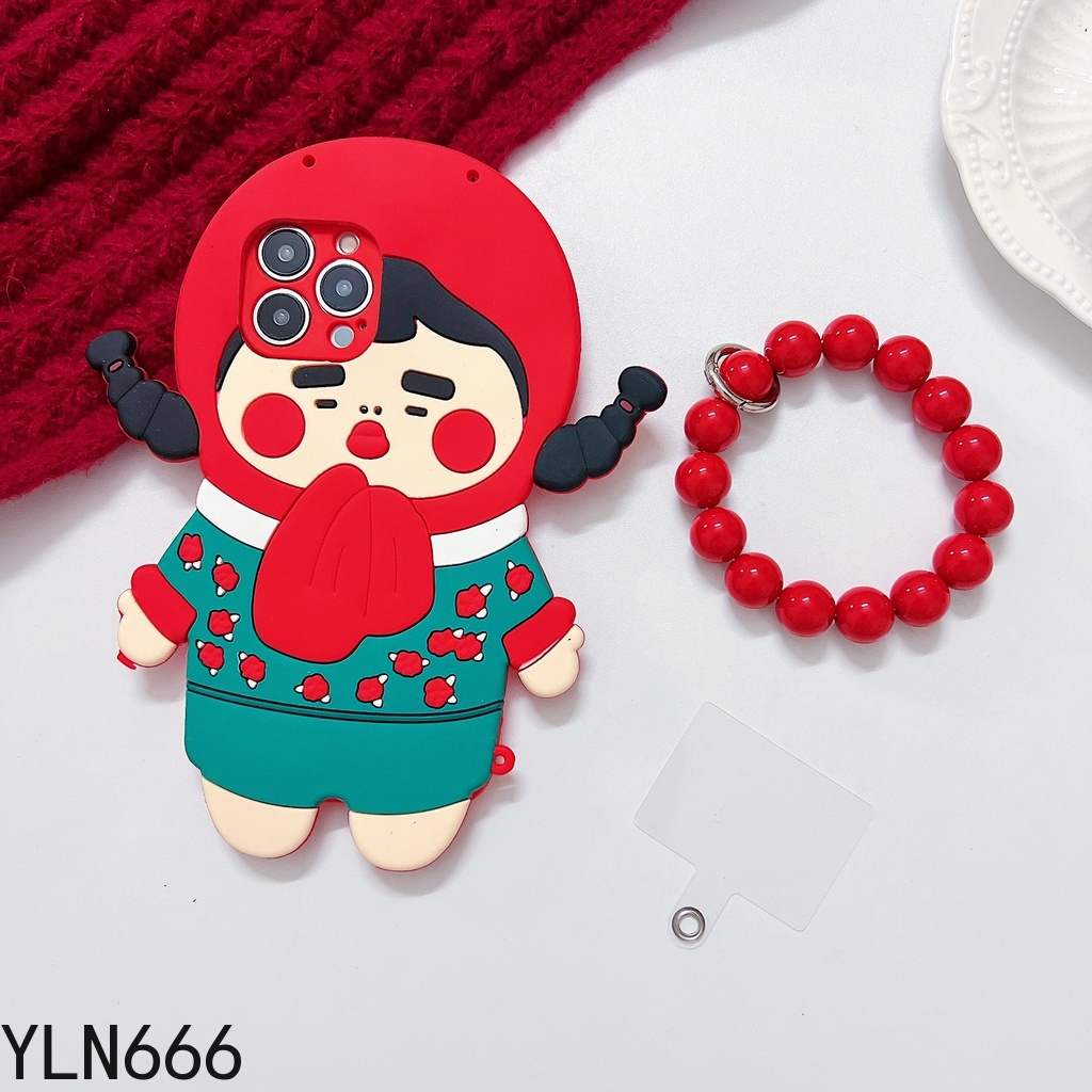 Ốp Điện Thoại Silicon Mềm Có Vòng Đeo Tay Chuỗi Hạt Cho OPPO Reno 10 10PRO 9 9PRO 7 7Z 7PRO 8 8T 8Z 8PRO 6 6Z 6PRO 7LITE 8LITE