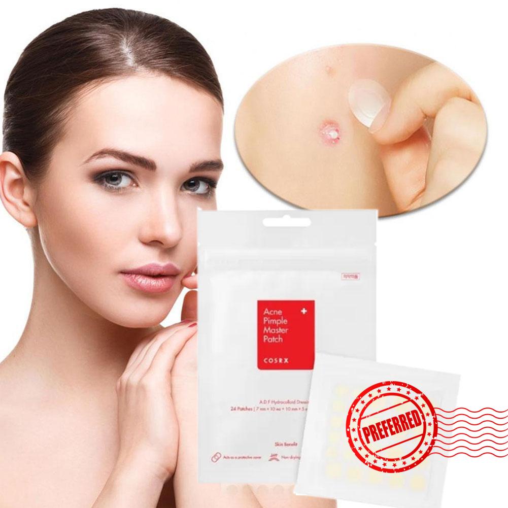 24 Miếng Dán Mụn Gel Nước Mụn Miếng Dán Vô Hình Chống Thấm Nước Miếng Dán Acne F1R6