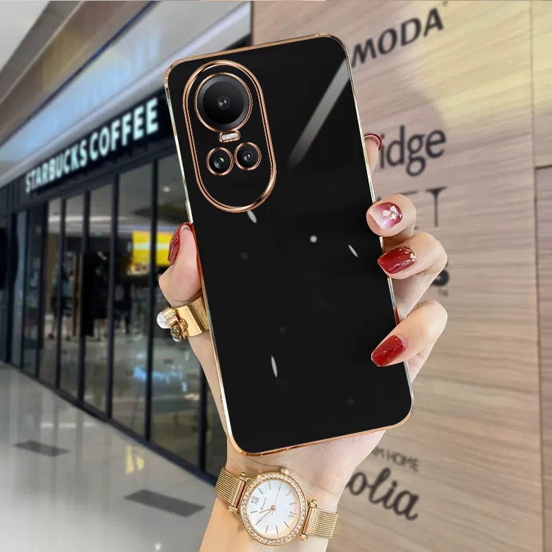 Ốp lưng OPPO Reno 10 5G Ốp Điện Thoại Viền Thẳng Cho OPPO Reno 10 Pro 5G / Reno 8T 5G / Reno 8Z 5G / Reno 7Z 5G / Reno 8 / Reno 7 / Reno 10 5G ZB