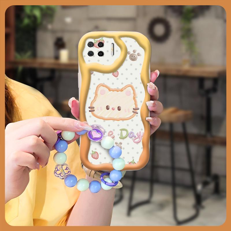 Full edging originality Phone Case For OPPO F17/A73 2020 4G romantic three-dimensional lovely For Girls dustproof Soft flower