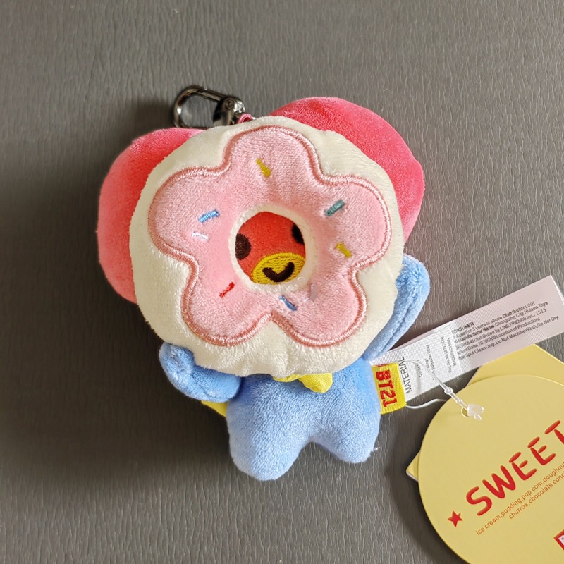 Móc Khóa Búp Bê Nhồi Bông Tata Rj Chimmy Cooky Shooky Mang Koya Món Tráng Miệng