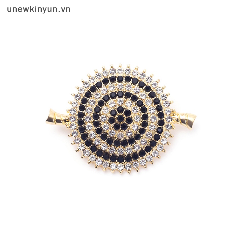 Ghim Cài Áo Cardigan Đính Pha Lê Sáng Tạo Thanh Lịch Cho Nữ