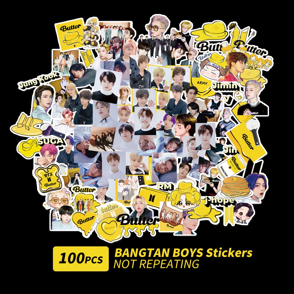 Kpop bangtan boys v jimin proof festa stickers shaped big head stickers self-adhesive diy handbook stickers