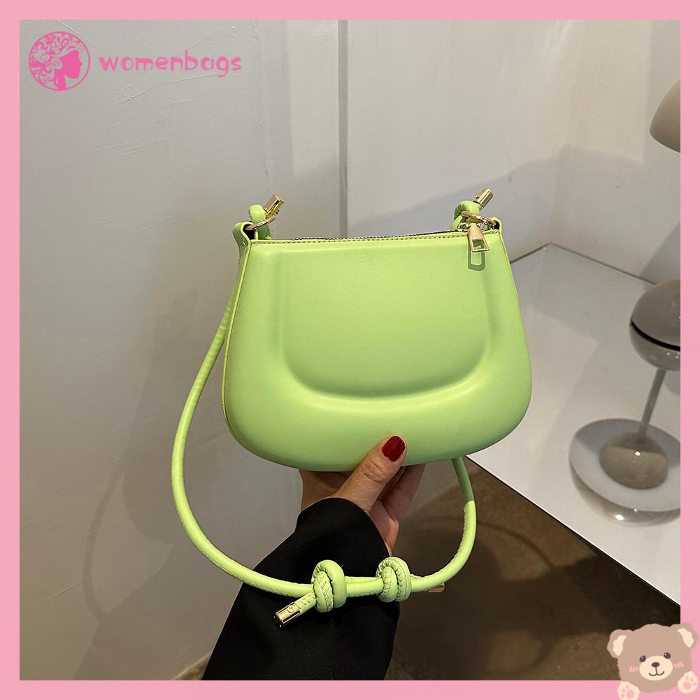 Túi Xách Da PU Kẹp Nách Màu Trơn Thanh Lịch Thời Trang Mùa Hè Cho Nữ